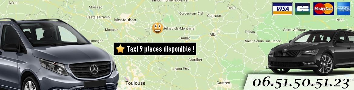 Taxi tarn toulouse albi carte bancaire